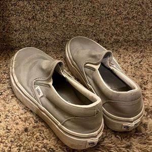 Grey size 6 Slip on Vans
